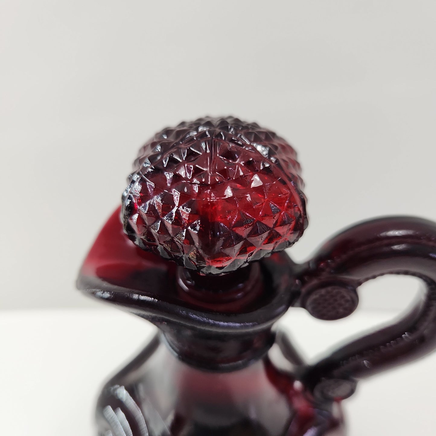 Avon Cape Cod Ruby Red Cruet - 1980s Vintage Collection