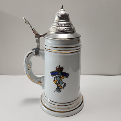 Exclusive Master Corporal H.F. Godfrey Commemorative Beer Mug: A Unique Tribute to Military Service in LAHR-SCHWARZWALD, Germany (1977-1979)