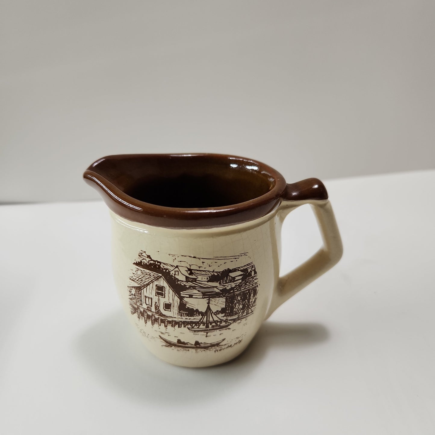 Beauceware Pottery Miniature Creamers Set by Claude & Maude Joly - 1970s