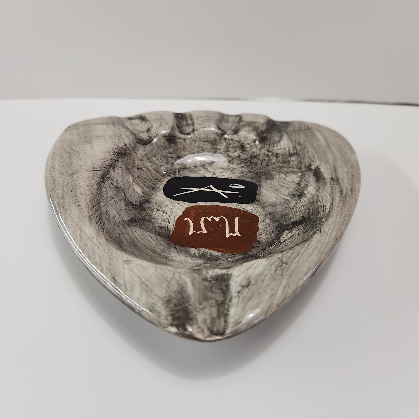 Laurentian Pottery Ashtray -  1970s Made in Quebec, Canada