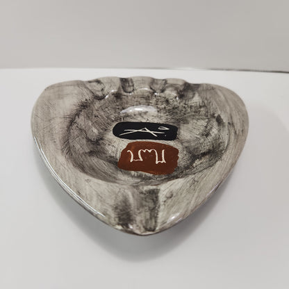 Laurentian Pottery Ashtray -  1970s Made in Quebec, Canada