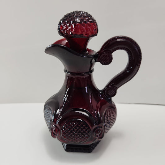 Avon Cape Cod Ruby Red Cruet - 1980s Vintage Collection