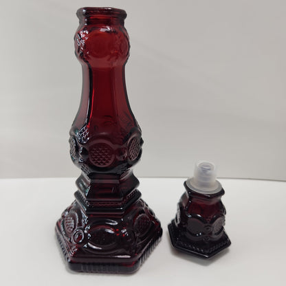 Avon Cape Cod Ruby Red Bottle Chandelier - Vintage 1980 Collection