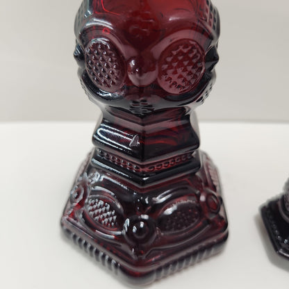 Avon Cape Cod Ruby Red Bottle Chandelier - Vintage 1980 Collection