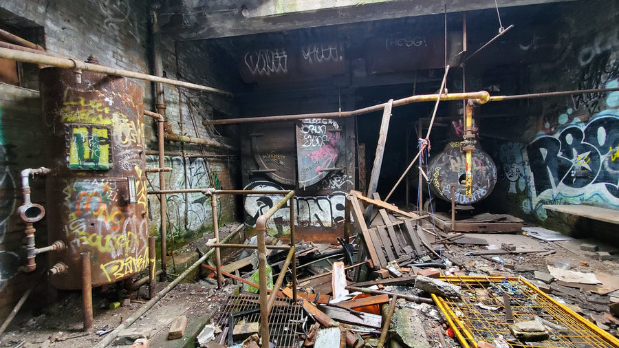 usine d'huile de lin