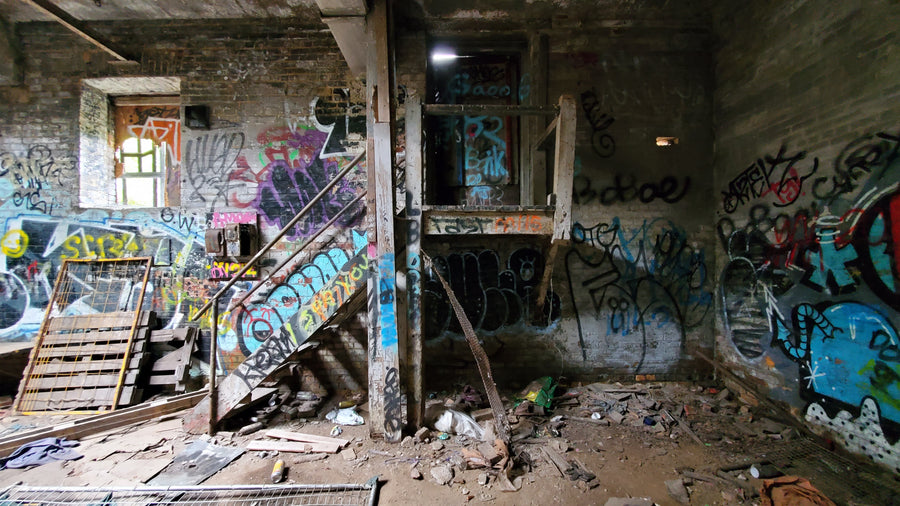 usine d'huile de lin