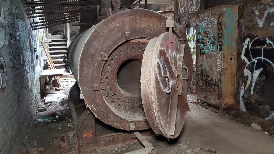 usine d'huile de lin