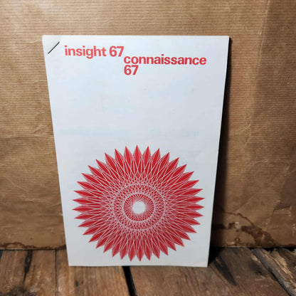 Programme Expo 67 Insight 67 sciences et cinéma 1967