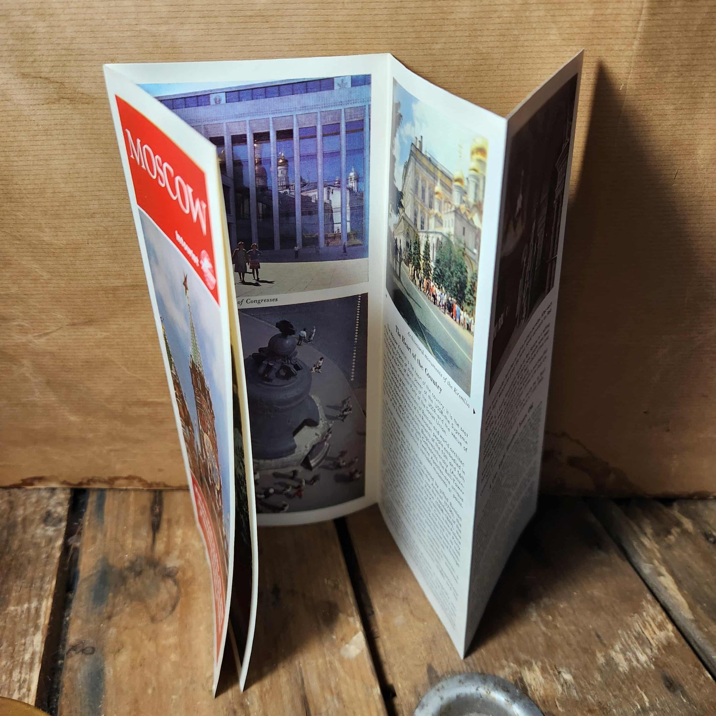 Brochure touristique Moscou Intourist URSS 1967 Révolution