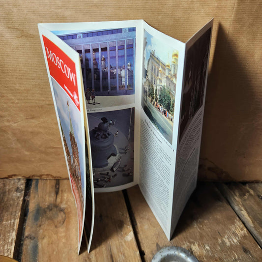Brochure touristique Moscou Intourist URSS 1967 Révolution