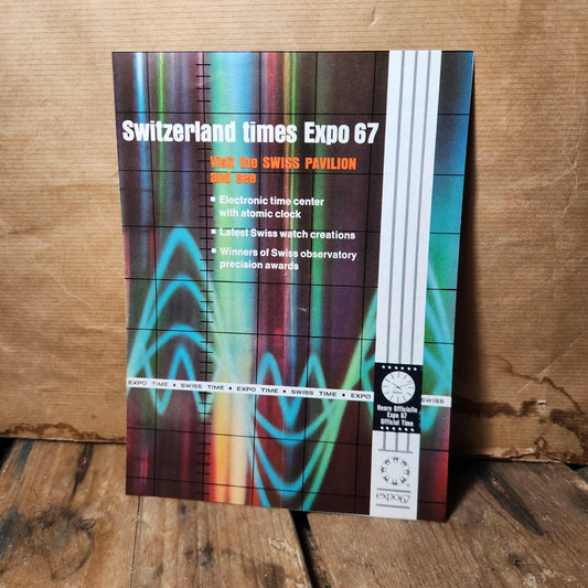 Brochure Expo 67 pavillon Suisse horlogerie officielle 1967