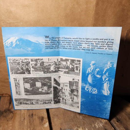 Brochure Expo 67 pavillon Tanzanie African Place 1967