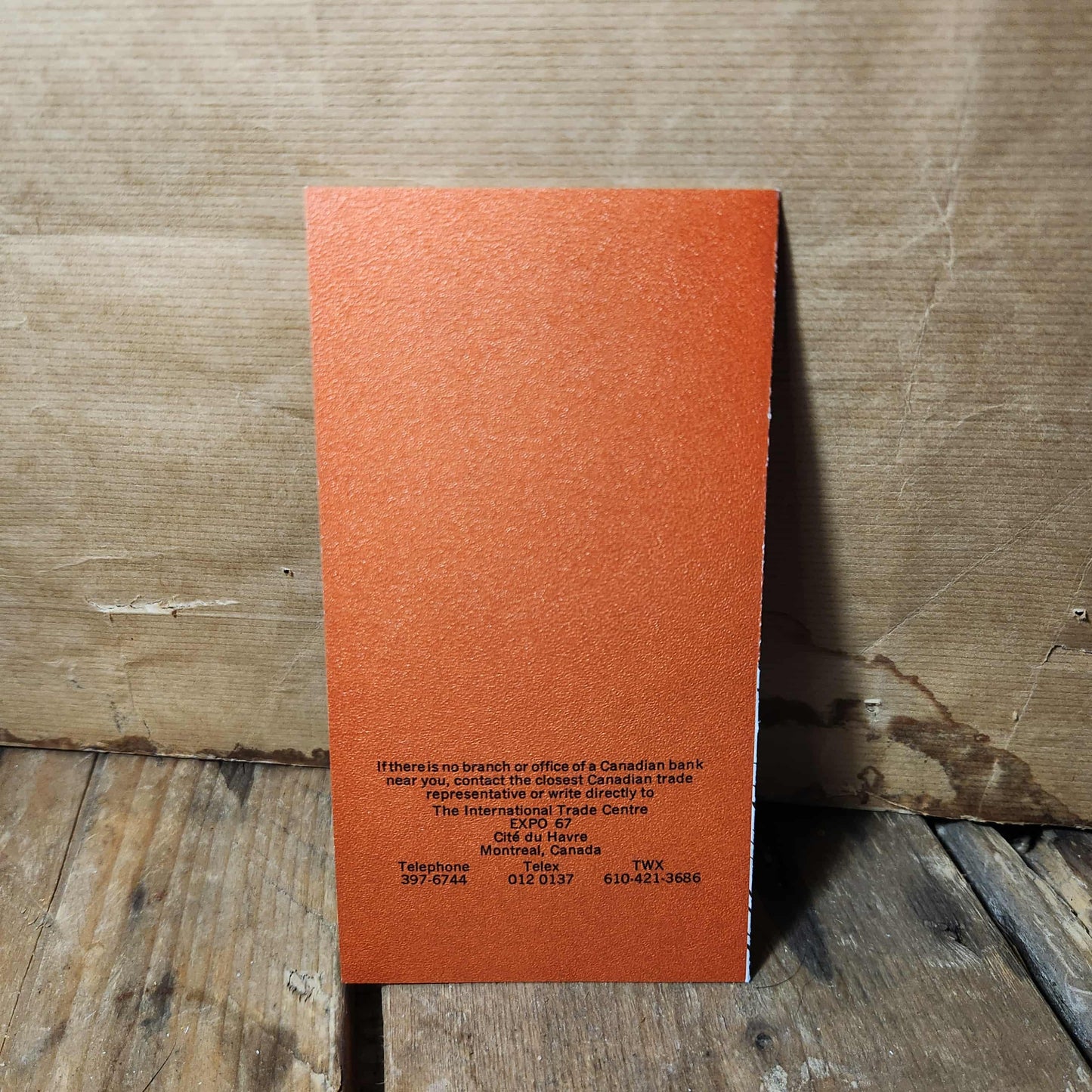 Brochure Expo 67 Centre de commerce international Montréal 1967