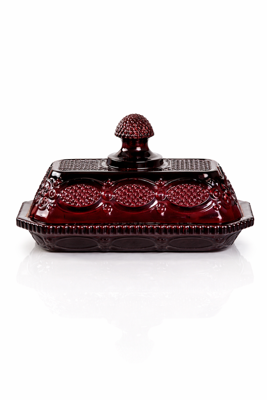 Avon Cape Cod Ruby Red Butter Dish
