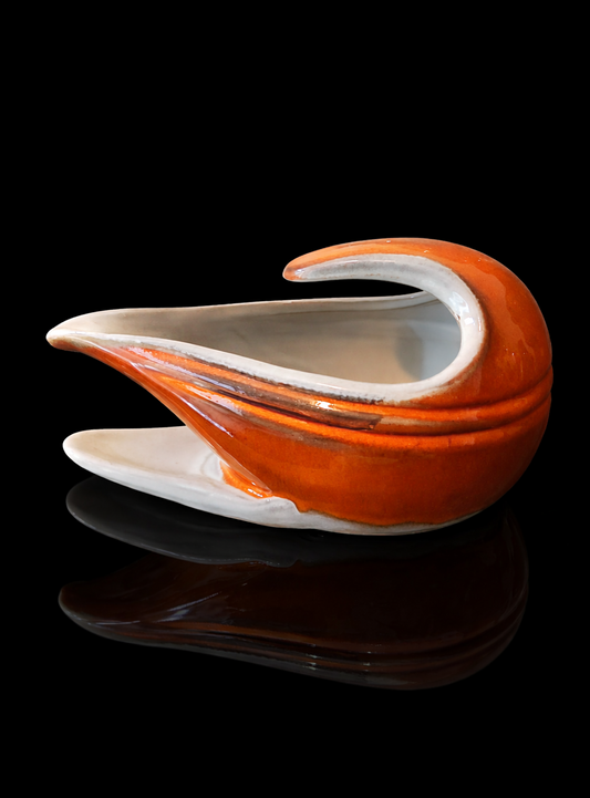 EstriCeram Saucer – Orange Glaze