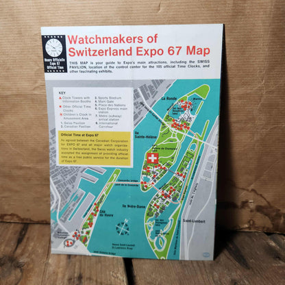 Brochure Expo 67 pavillon Suisse horlogerie officielle 1967